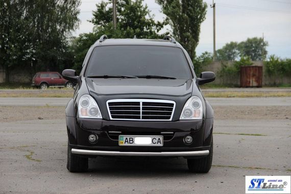 Передняя защита ST008 (нерж) для SsangYong Rexton I 2001-2017 гг | Зображення 2
