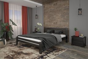 Полуторная кровать iSmart Премьера Венге 120х190 см (DDMBG-2050)