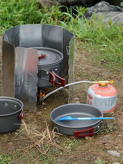 Вітрозахисний екран для пальника Naturehike NH 10 NH20CJ008 steel | Зображення 2