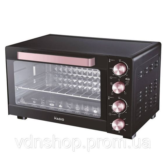 Багатофункціональна духовка піч MAGIO MG-249 33 л 1500 Вт, Багатофункціональна кухонна піч для випічки DF-37 | Зображення 1