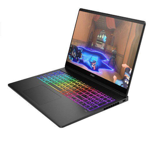 Игровой ноутбук HP Omen 16-AP0800NO / 16" (1920x1080) IPS / AMD Ryzen AI 7 350 (8 (16) ядер по 2.0 - 5.0 GHz) / 16 GB DDR5 / 960 GB SSD NVMe / nVidia GeForce RTX 5070, 8 GB GDDR7, 128-bit / WebCam б/у | Зображення 3