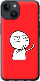 Чохол на iPhone 14 Мем із силікону FCh_013285