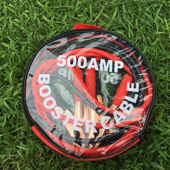 Пускові дроти прикурювання 500A професійні з максимальним струмом пуску для заряджання акумулятора | Зображення 1