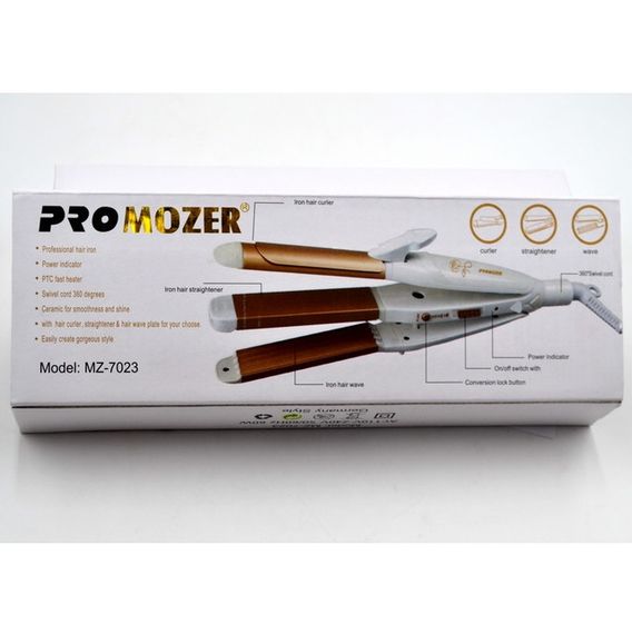 Випрямляч PROMOZER MZ-7023 багатонасадковий | Зображення 3