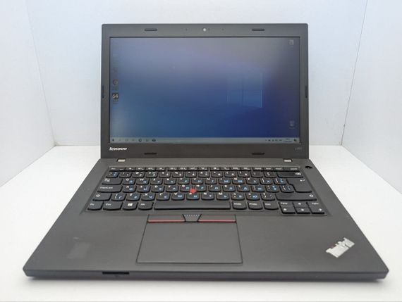 Ноутбук Lenovo ThinkPad L450 / 14" (1920x1080) TN / Intel Core i5-5200U (2 (4) ядра по 2.2 - 2.7 GHz) / 8 GB DDR3 / 128 GB SSD / Intel HD Graphics 5500 / WebCam б/у | Зображення 1