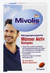 Mivolis Männer Aktiv Komplex Міволіс Чоловічий активний комплекс, капсули, 30 шт.