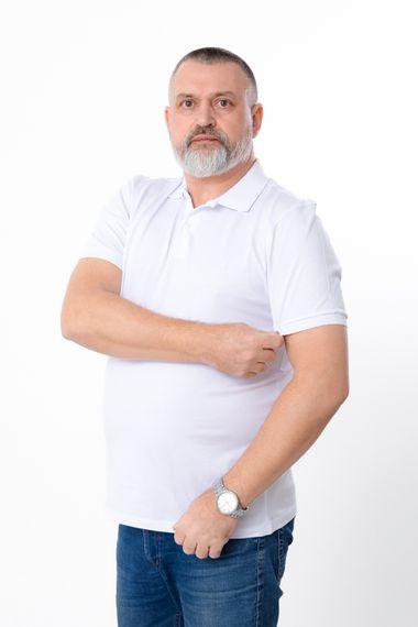 Футболка поло чоловіча Носи своє М Білий (p-16544-191402) | Зображення 1