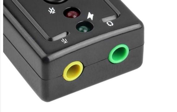 Универсальная звуковая карта USB Virtual 7.1 Audio 3D Sound Card | Зображення 4