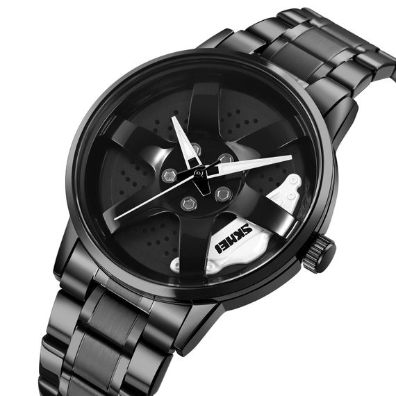Чоловічий годинник Skmei 1824BK Black | Зображення 1