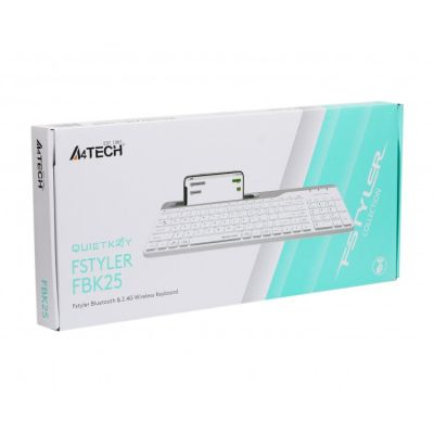 Клавиатура A4Tech FBK25 Wireless White (4711421961578) | Зображення 5