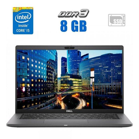 Ультрабук Dell Latitude 7410 / 14" (1920x1080) IPS / Intel Core i5-10310U (4 (8) ядра по 1.7 - 4.4 GHz) / 8 GB DDR4 / 120 GB SSD / Intel UHD Graphics / WebCam б/в