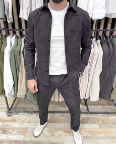 Костюм вельвет Даллас графіт S XXL