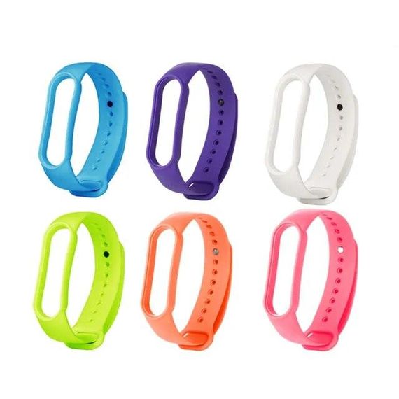 Силіконови ремінці для фітнес-браслета трекера Xiaomi Mi Band (15 шт.) | Зображення 3