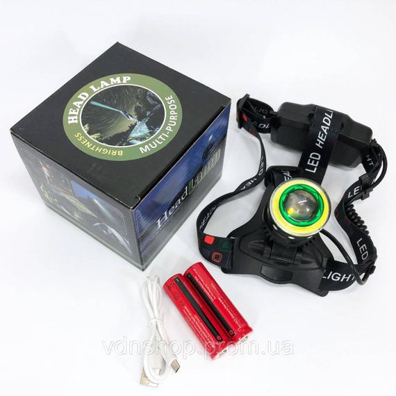 Налобний ліхтарик для голови Police, Налобний ліхтар для сантехніка, Налобна лампа MU-85