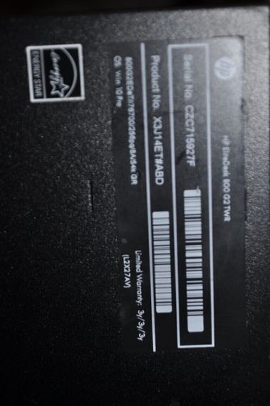 Комп'ютер HP EliteDesk 800 G2 Tower / Intel Core i7-6700 (4 (8) ядра по 3.4 - 4.0 GHz) / 8 GB DDR4 / 4000 GB HDD / Intel HD Graphics 530 / Windows 11 Pro б/в + Подарунок Флеш пам'ять USB 32 GB | Зображення 3
