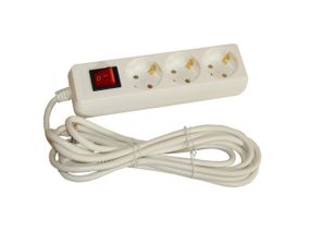 Удлинитель П33в 3 места 2Р+РЕ 3 метров 3х1мм2 с выключателем Ny95505739