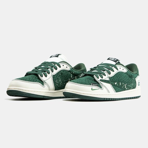 Кросівки New Air Jorgan 1 Low x Trav1is Sco1tt x Guc1ci x Supreme / New  топ весна / осінь 2365 42 26.5 | Зображення 3
