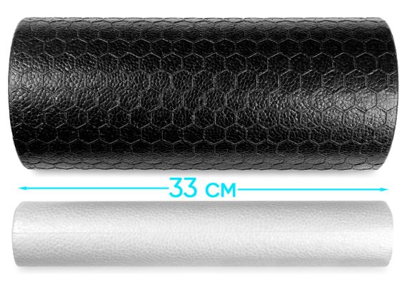 Масажний ролик EasyFit LightWeight 33х14 см з масажером для стоп 33х6 см (EF-2035-1) | Зображення 1