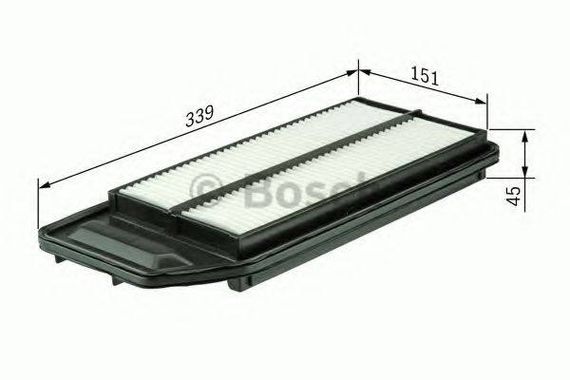 Фільтр повітряний Honda Accord (вир-во Bosch) BOSCH 1987429192 на HONDA ACCORD EURO VIII (CL)