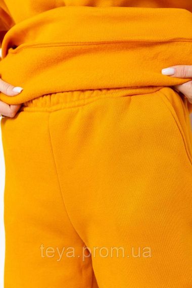 Спортивний костюм жіночий на флісі, колір гірчичний, розмір XXL-XXXL FA_008426 | Зображення 5