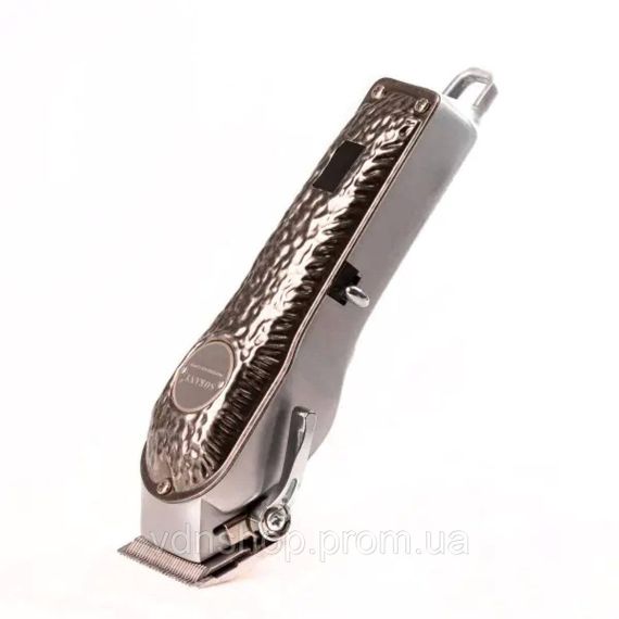 Машинка для стрижки Sokany SK-LF-9976 акумуляторна з 4 насадками та USB срібло | Зображення 1