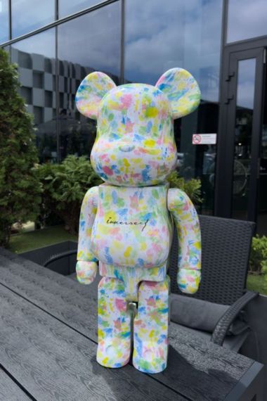 Фигурка  Bearbrick Innersect Multi Color дизайнерська статуетка ведмідь Беарбрік 70 см mb046 різнокольоровий | Зображення 1