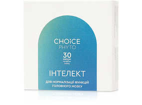 Інтелект (нормалізація функцій головного мозку) капсули 400мг. №30