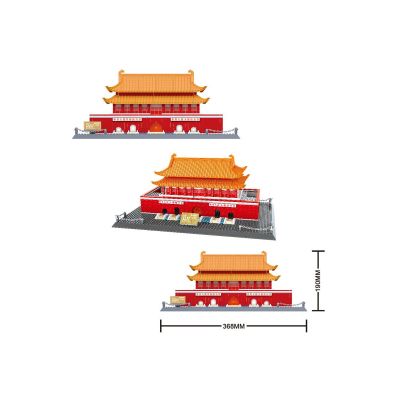 Конструктор Wange Врата небесного покоя - Башня Тяньаньм (WNG-Tiananmen-Tower) | Зображення 3
