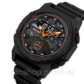 Чоловічі годинники для риболовлі SKMEI 2355BKOG, Годинники для кемпінгу з водозахистом LN-24