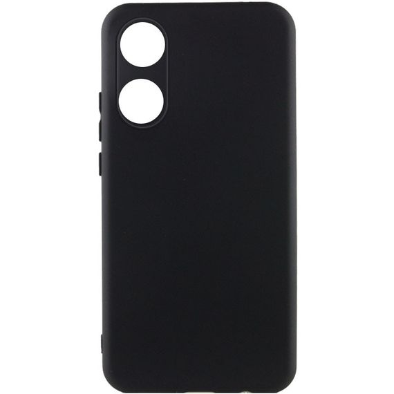 Чехол Silicone Cover Lakshmi Full Camera (AAA) для Oppo A58 4G Черный / Black