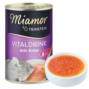 Бульйон для котів з качкою Miamor Vitaldrink Mit Ente, 135 гр