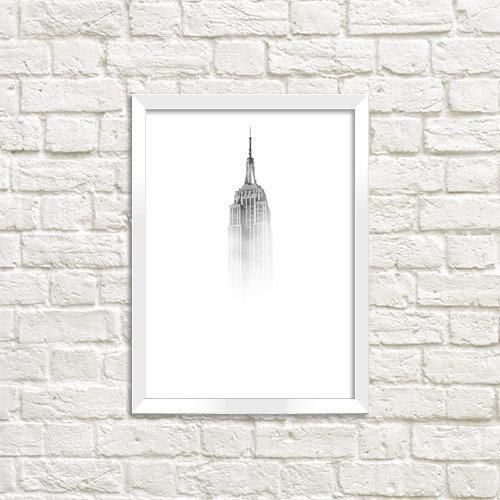 Постер в рамке Хмарочос 21х30см, A4 (WMT4_ART054_WH)