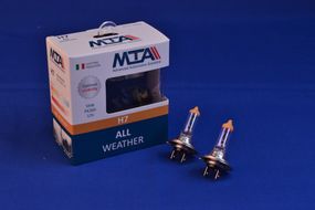 Лампа автомобільна H7 12 V 55 W PX26D ALL WEATHER (2 шт.) (ближна/дальна, протитуманна) MTA 80715 AWB21