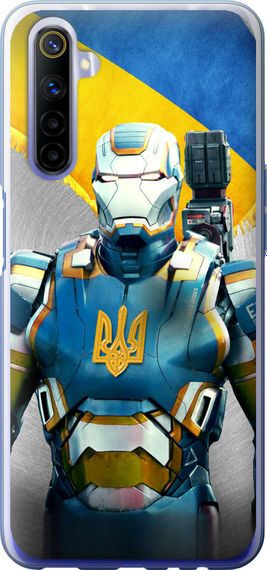 Чехол на Realme 6 Украинский киборг "980u-1913-17620"