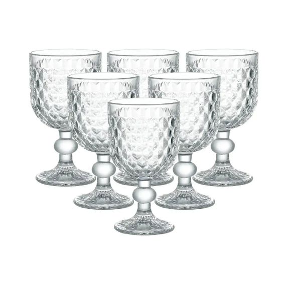 Бокалы для красного вина 6 штук на низкой ножке HP4153