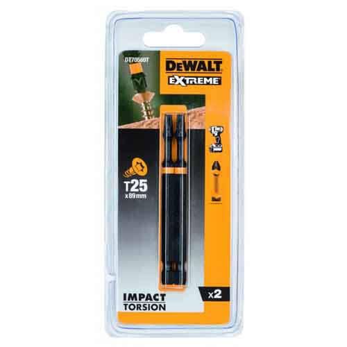 Набір біт T25 DeWALT DT70569T