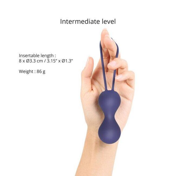 Вагинальные шарики Love To Love JOIA - MIDNIGHT INDIGO | Зображення 3