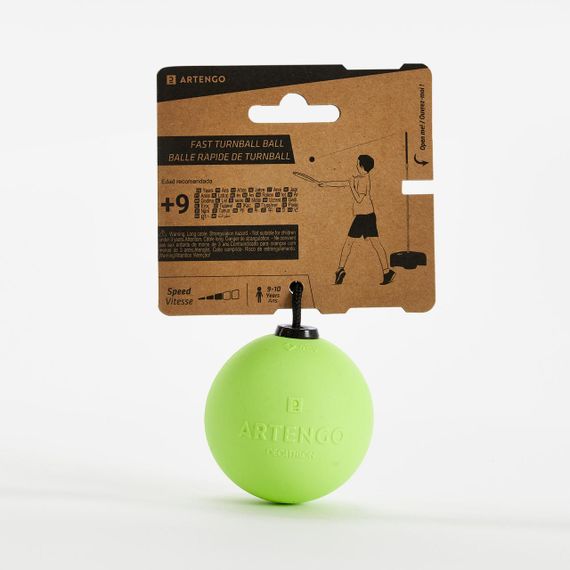 М'яч гумовий Turnball Fast Ball для гри в тетербол жовтий - One Size | Зображення 1