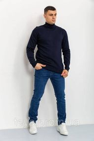 Свитер мужской однотонный, цвет темно-синий, размер M FA_003572