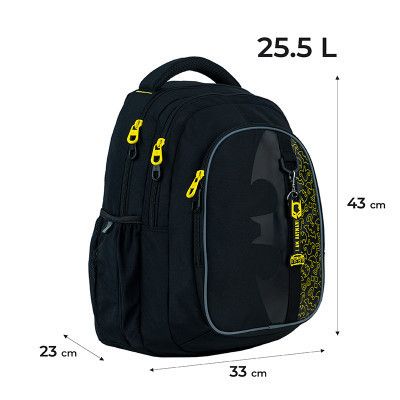 Рюкзак школьный Kite Education teens 8001L DC Comics Batman (DC24-8001L) - Топ Продаж! | Зображення 7