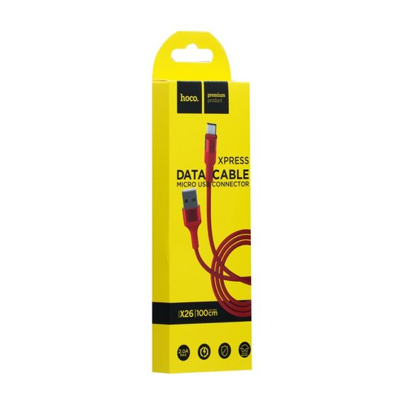 Кабель для зарядки телефона. USB Hoco X26 Xpress Charging Micro | Зображення 3