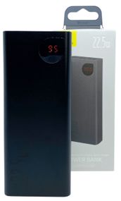 Power Bank 20000 mAh 22,5 W BASEUS Adaman метал реальна ємність швидке заряджання зовнішній акумулятор павербанк