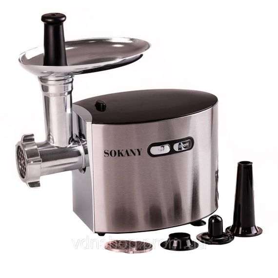 М'ясорубка Sokany SK091 для дому 2500 Вт сталь | Зображення 1