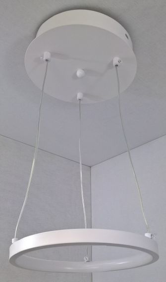Люстра светодиодная подвесная LED светильник для квартиры на потолок лэд 25530 Белый 13-100х20х20 см. | Зображення 2