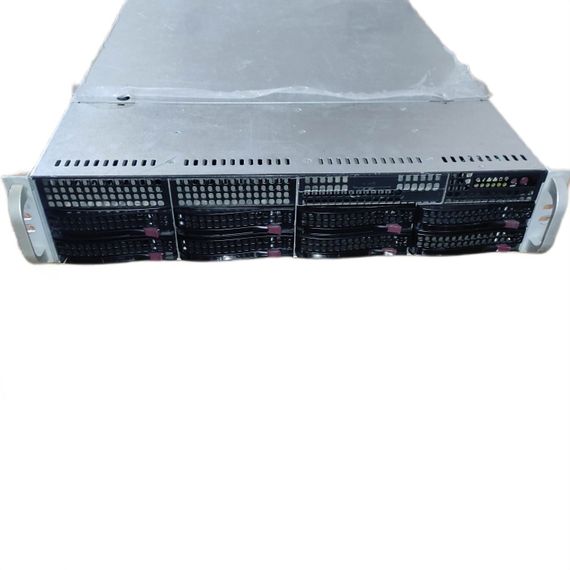 Сервер Supermicro 2U 8LFF / 2x Intel Xeon E5-2640 v2 (8 (16) ядер по 2.0 - 2.5 GHz) / 128 GB DDR3 / 2x 900 GB SAS / Matrox G200eW Graphics / 2x 800W б/у | Зображення 2