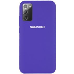 Чохол Silicone Cover Full Protective (AA) для Samsung Galaxy Note 20, Фіолетовий