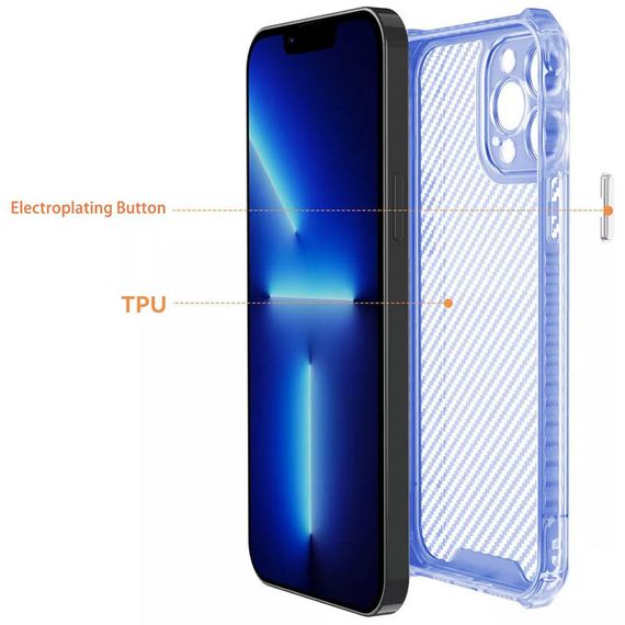 Чохол TPU Ease Carbon color series для Apple iPhone 13 Pro (6.1") | Зображення 1