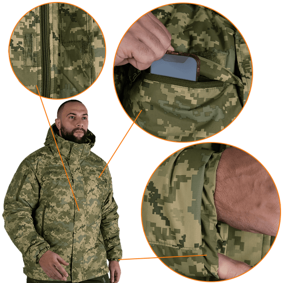 Куртка Patrol System 3.0 Climashell Піксель (7406), XXL | Зображення 3