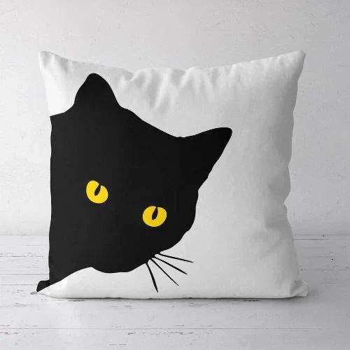Подушка декоративна Soft Кішка 45x45 см (45PST_URB012)
