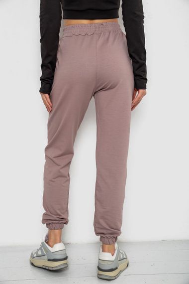 Спорт штани женские  -уценка, цвет темно-бежевый, 238R57673-U-5 | Зображення 3